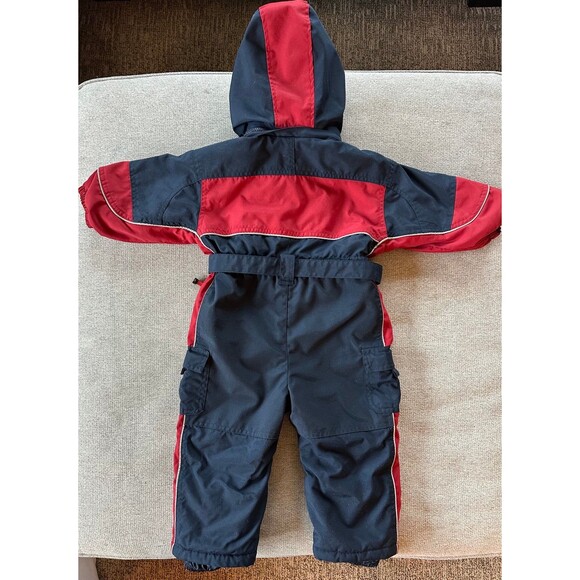 Vintage 90s The Children’s Place Hooded Snowsuit Size 18mo - Picture 2 of 5